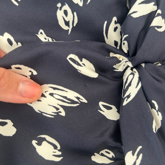 NWOT Kate Spade silky navy dress - Picture 4 of 4